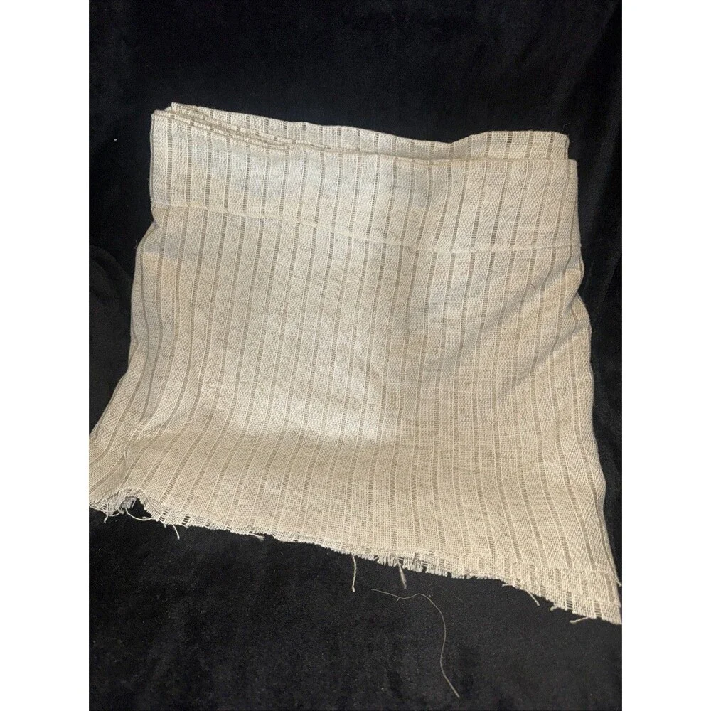 5 Country Pinstripe Weave Fabric Melford Stripe Natural Valences 49.5X16